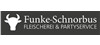 Funke-Schnorbus Fleischerei/Party-Service Logo Funke-Schnorbus Fleischerei/Party-Service