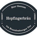 Hopfingerbräu am Brandenburger Tor Logo Hopfingerbräu am Brandenburger Tor