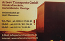 Arteev Transporte GmbH Logo Arteev Transporte GmbH
